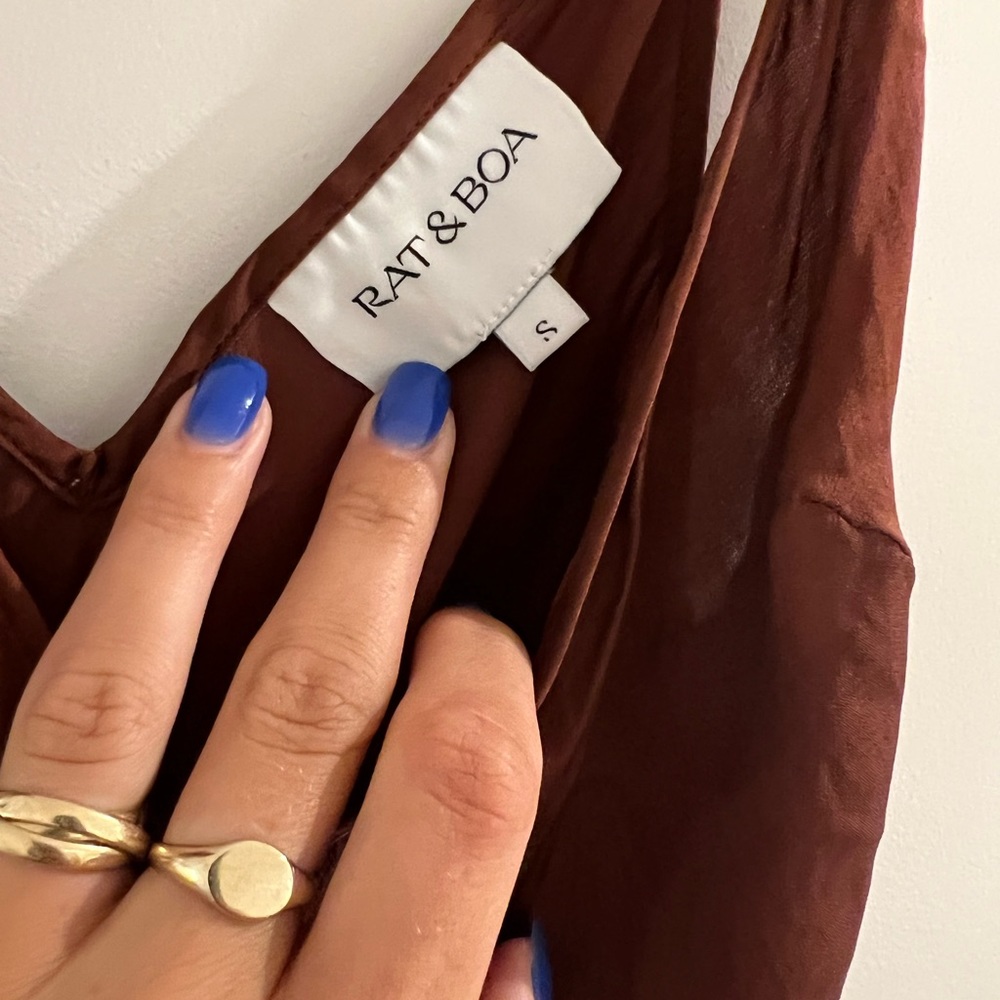 Rat & Boa Cocoa dress